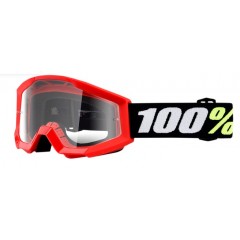 100% STRATA MINI MOTOKROS PROZORNA OČALA GROOM RED